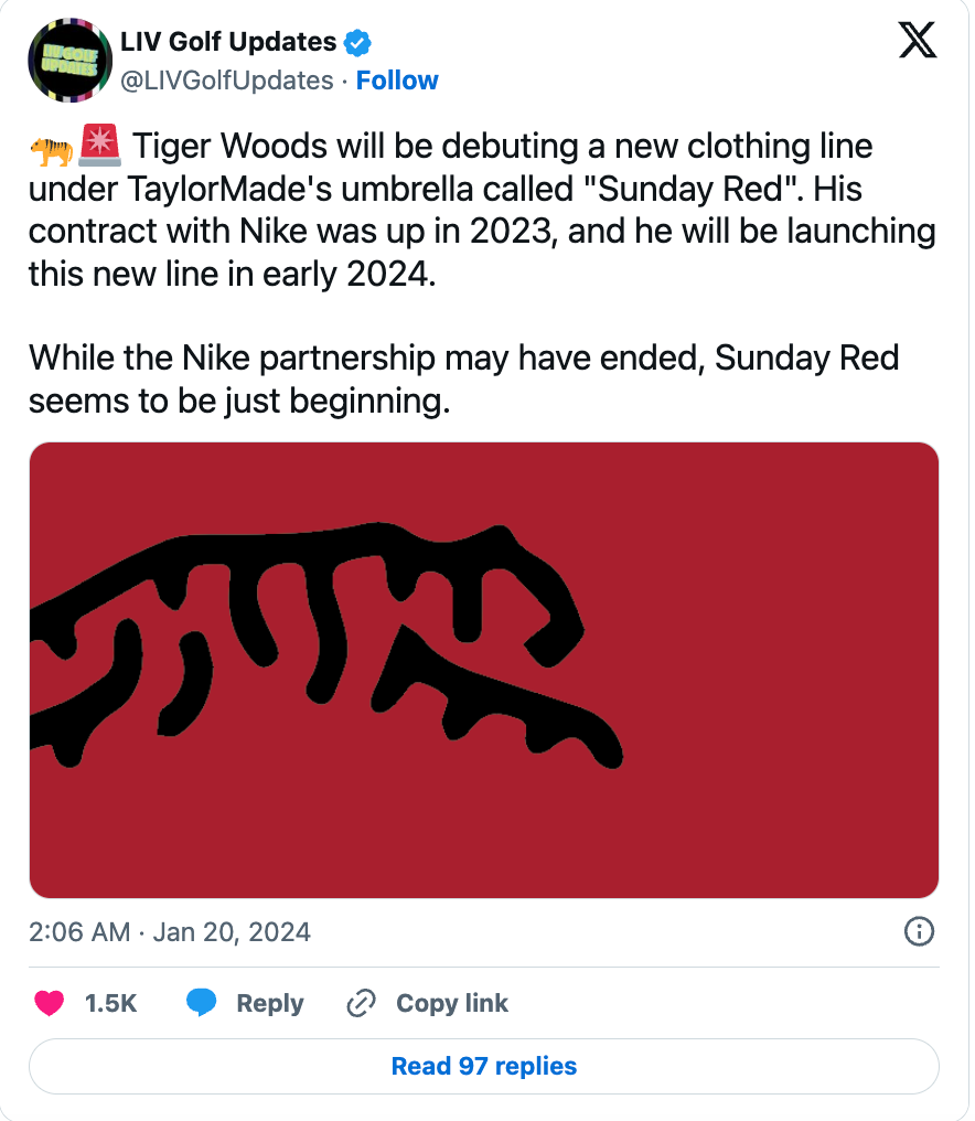 Issue 4: Tiger Woods Signals New Chapter After Trademark Filings for Apparel Line
